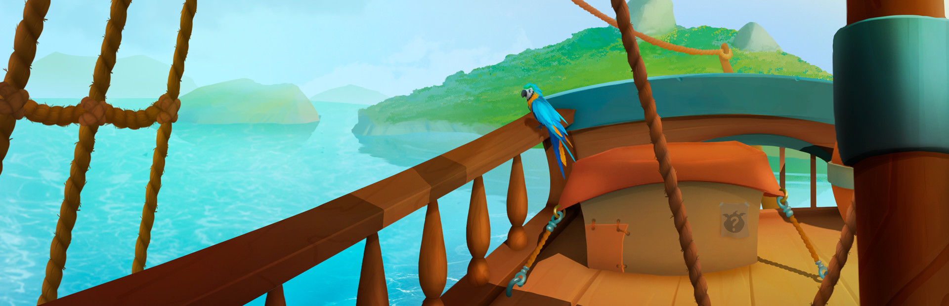Adventure mosaics. Small Islanders cover art