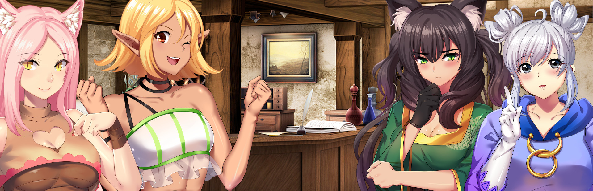After I met that catgirl, my questlist got too long! cover art