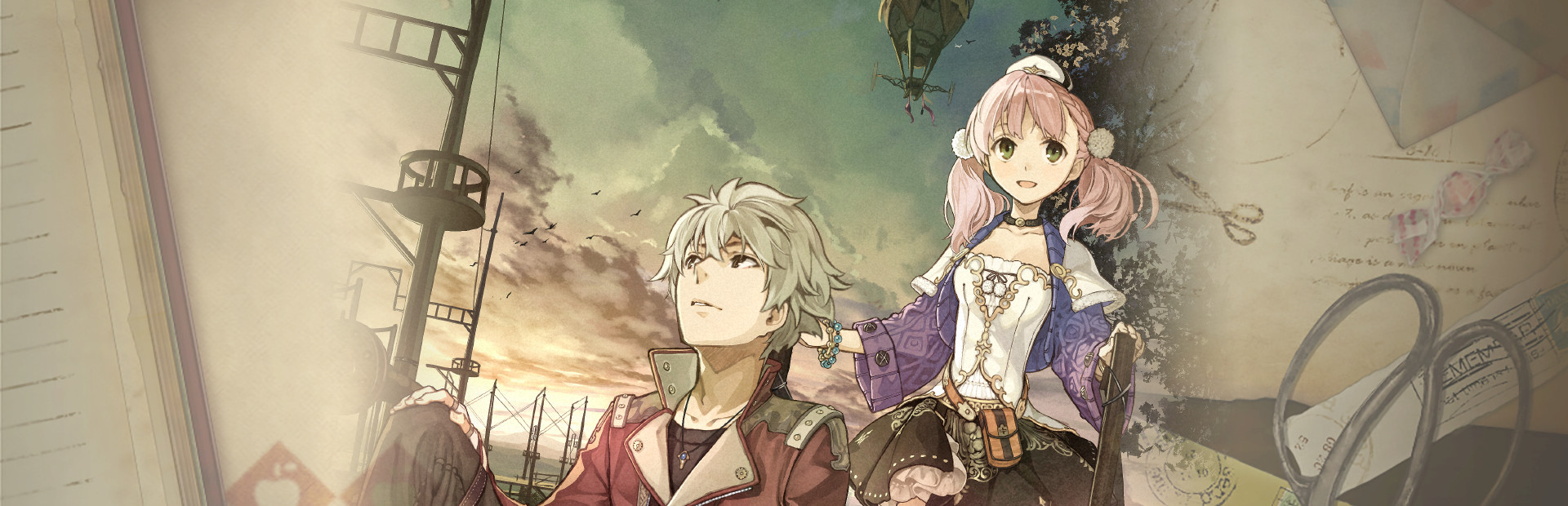 Atelier Escha & Logy: Alchemists of the Dusk Sky DX cover art