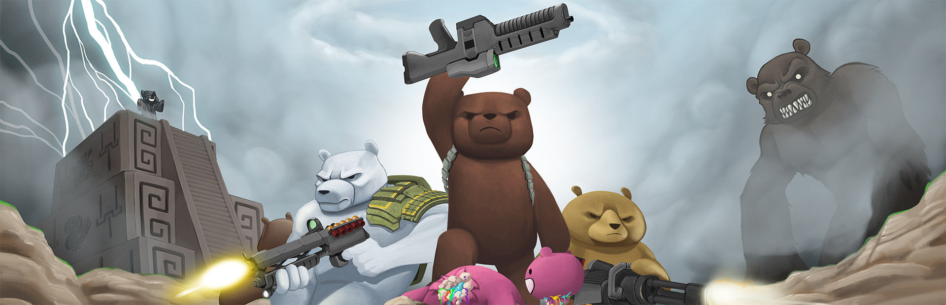 BATTLE BEARS 1: Zombies! cover art