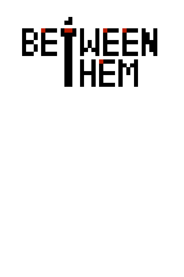 Between them