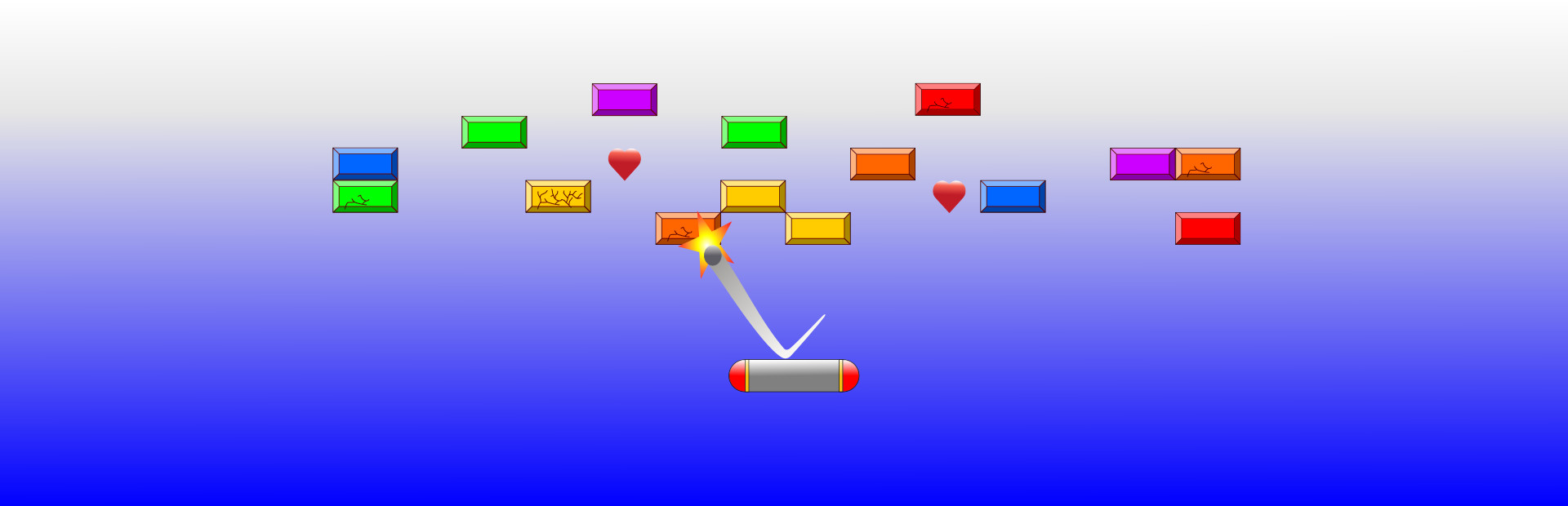 Brick Breaker Heart Collector cover art