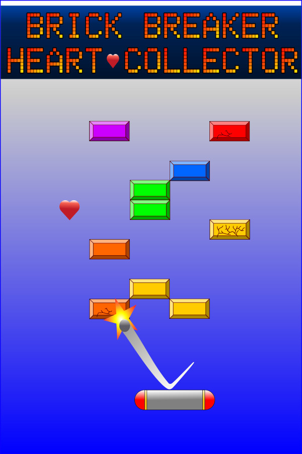 Brick Breaker Heart Collector
