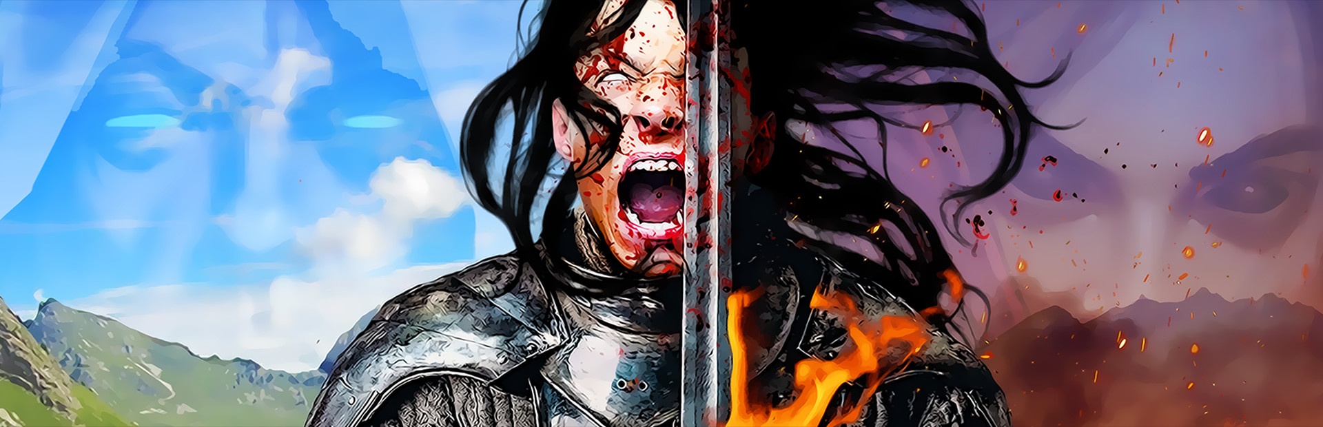 Burned Land cover art