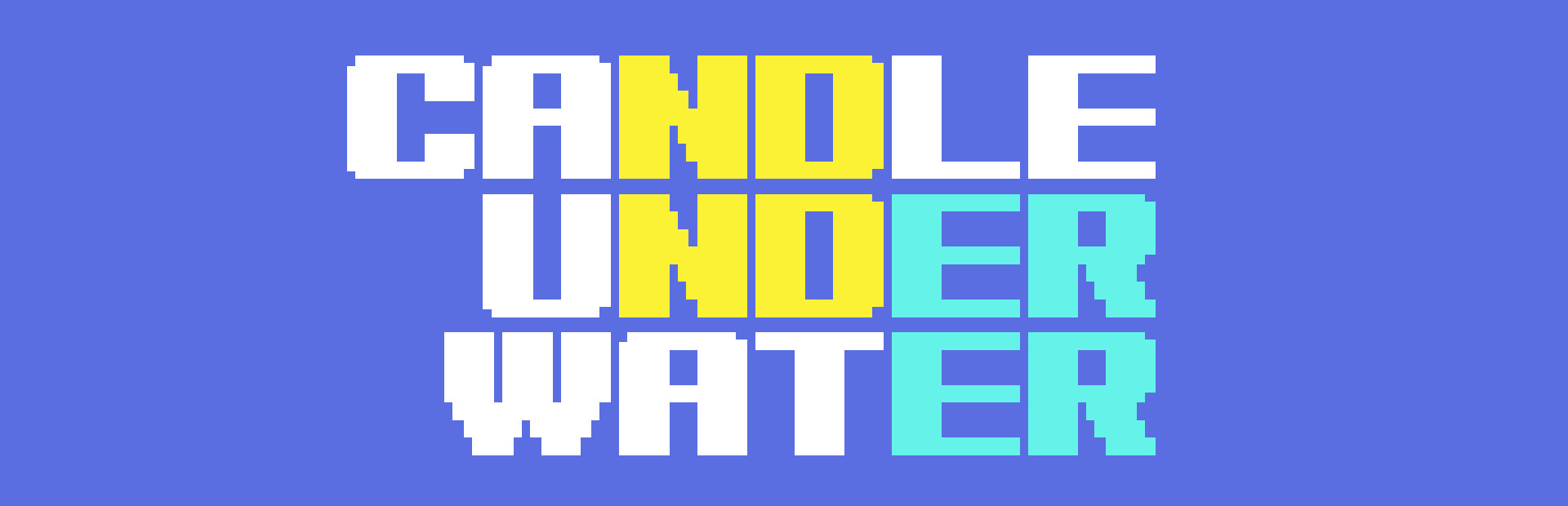 CANDLE UNDER WATER cover art