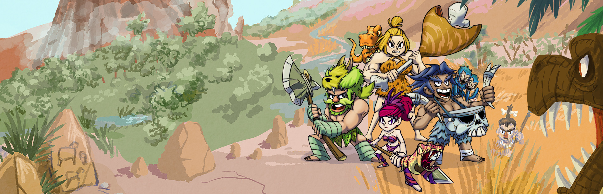 Caveman Warriors cover art