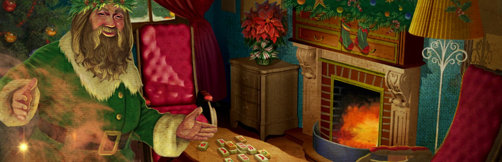 Christmas Mahjong cover art