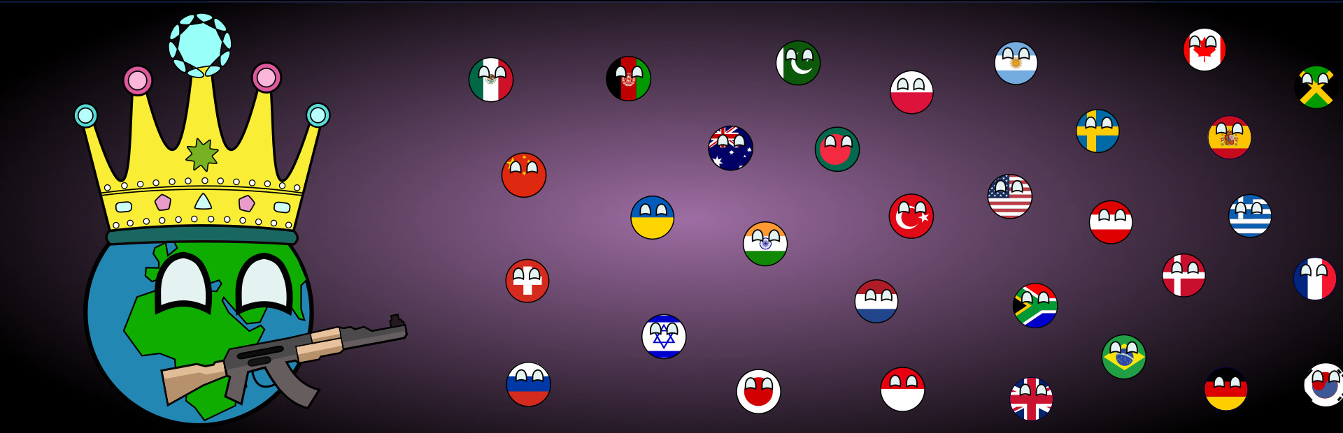 Dictators:No Peace Countryballs cover art