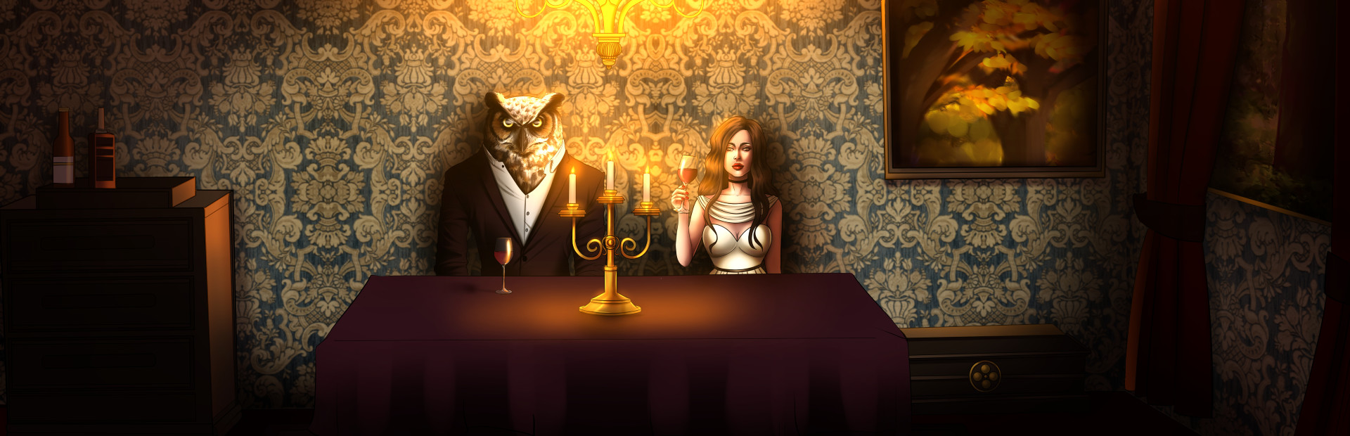 Dinner with an Owl cover art
