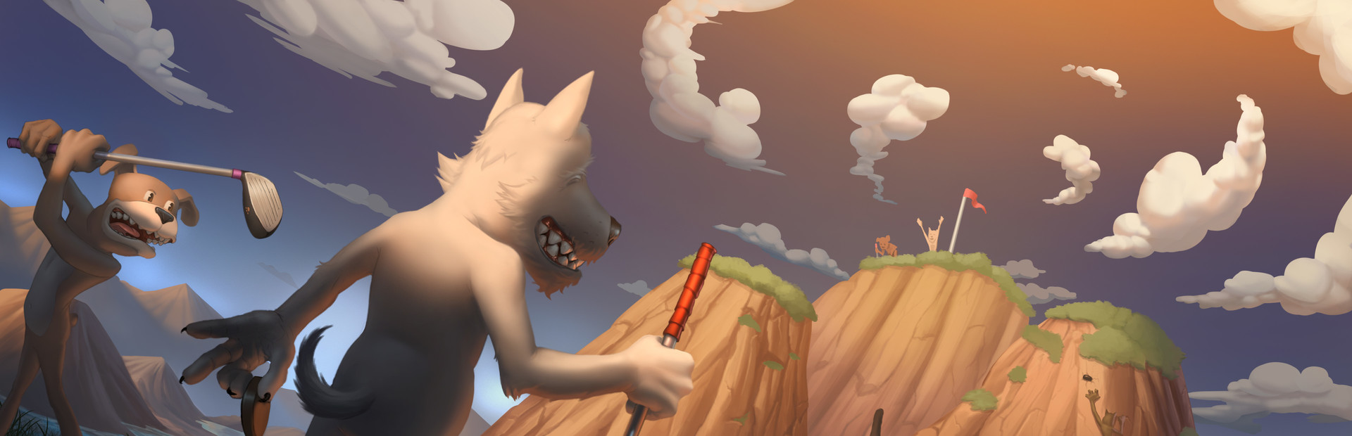 DOG GONE GOLFING cover art