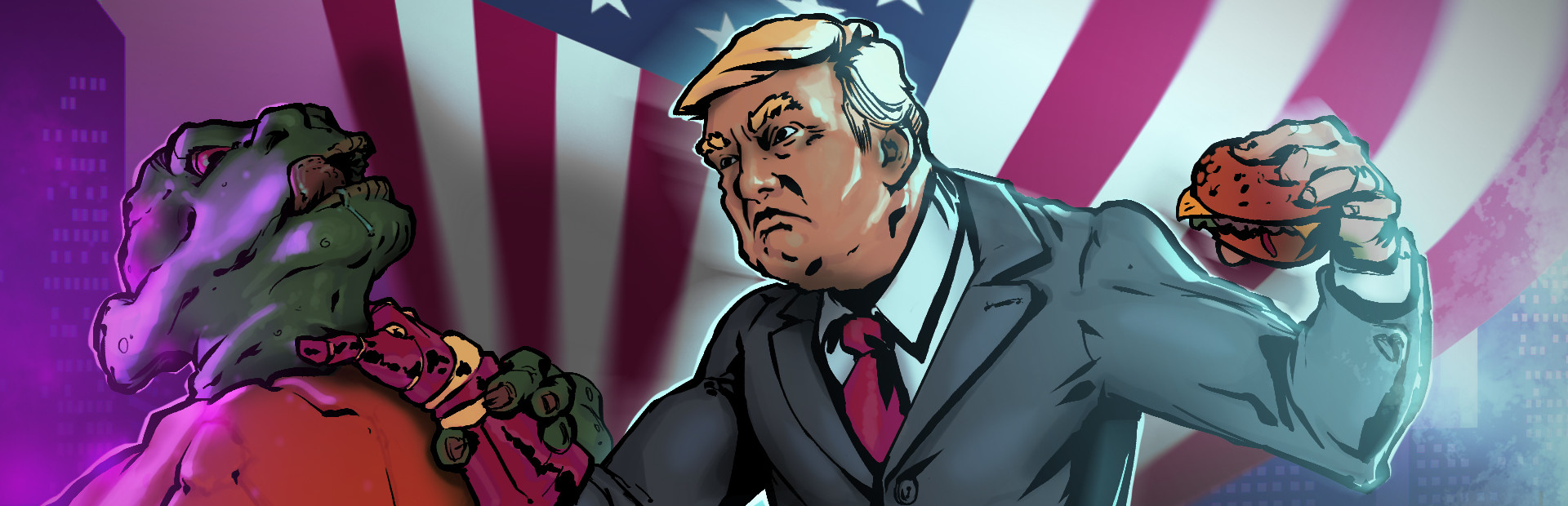 Donald VS Martians cover art