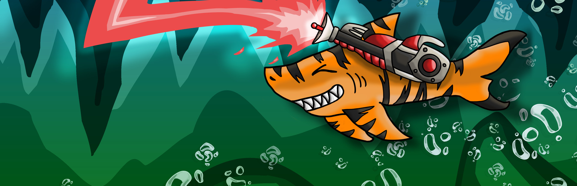 Frikin The Laser Shark cover art