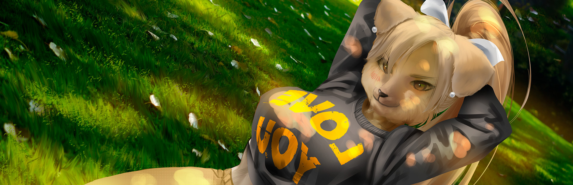 Furry Woof and Nya cover art