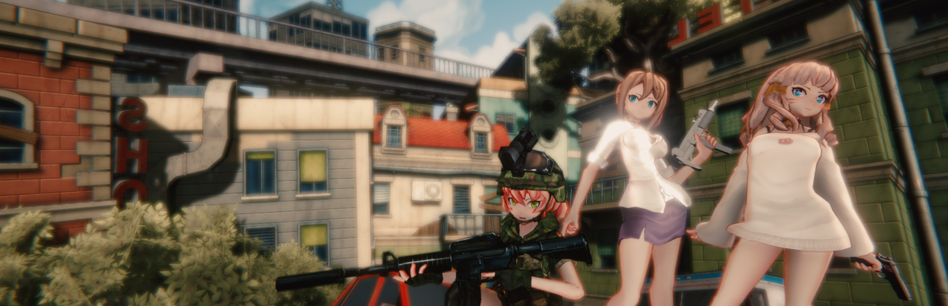 Girls Guns and Zombies cover art