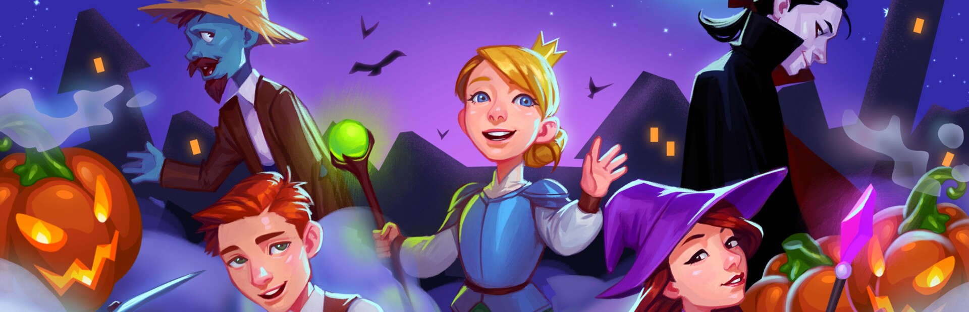 Gnomes Garden: Halloween cover art