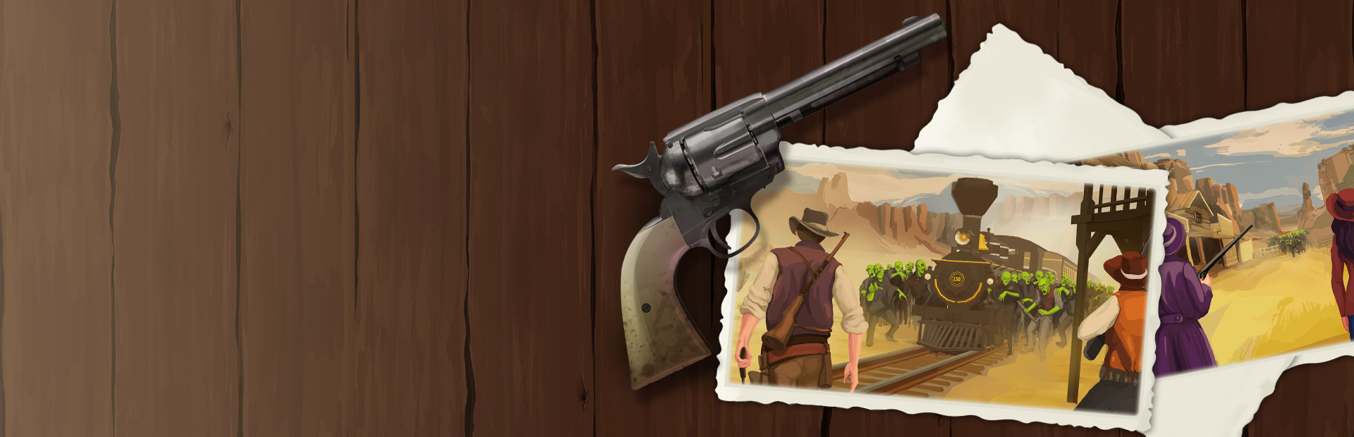 Gunslingers & Zombies cover art