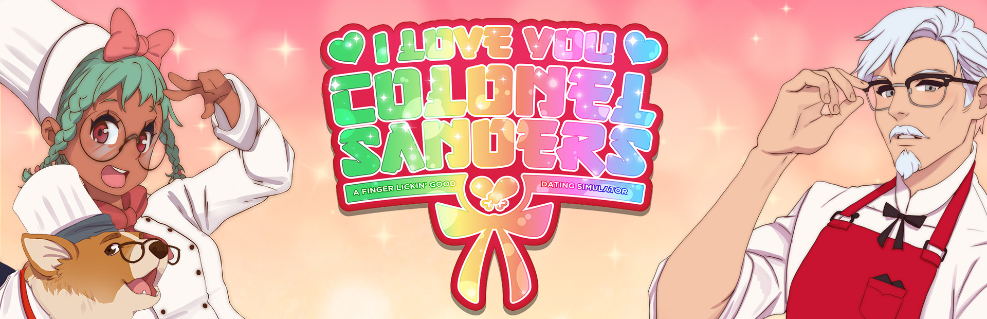 I Love You, Colonel Sanders! A Finger Lickin’ Good Dating Simulator cover art