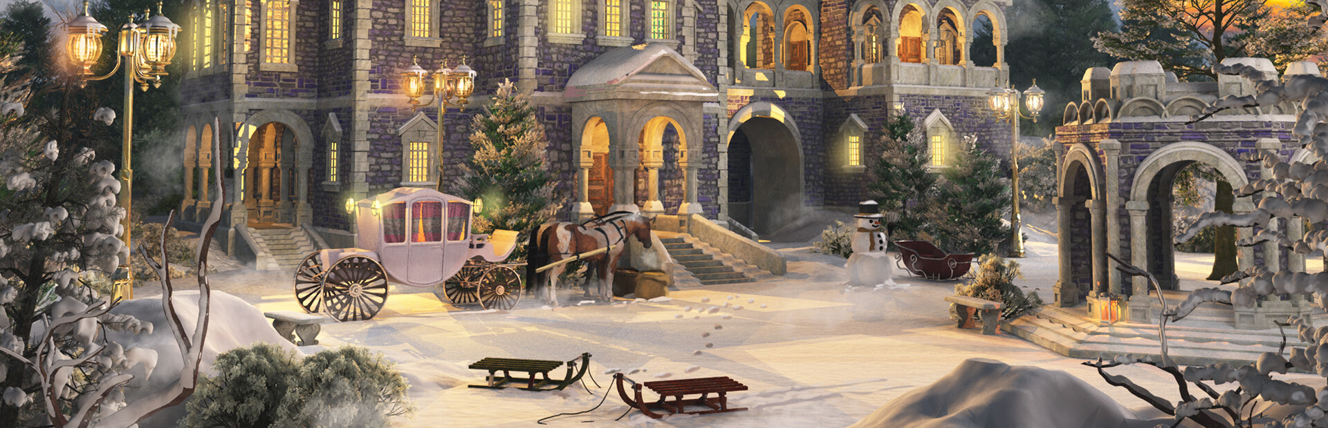 Jewel Match Solitaire Winterscapes cover art