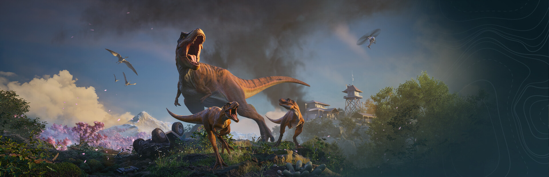 Jurassic World Evolution cover art