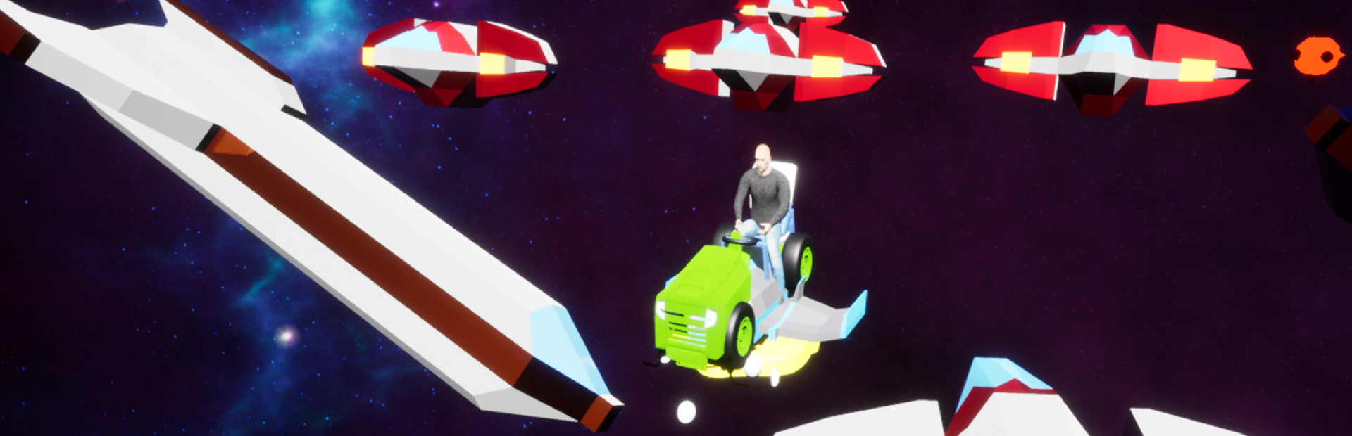 Lawnmower Game: Space Fight cover art
