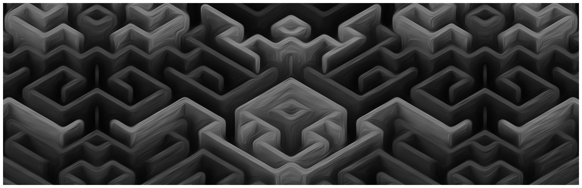 Maze Art: Black cover art