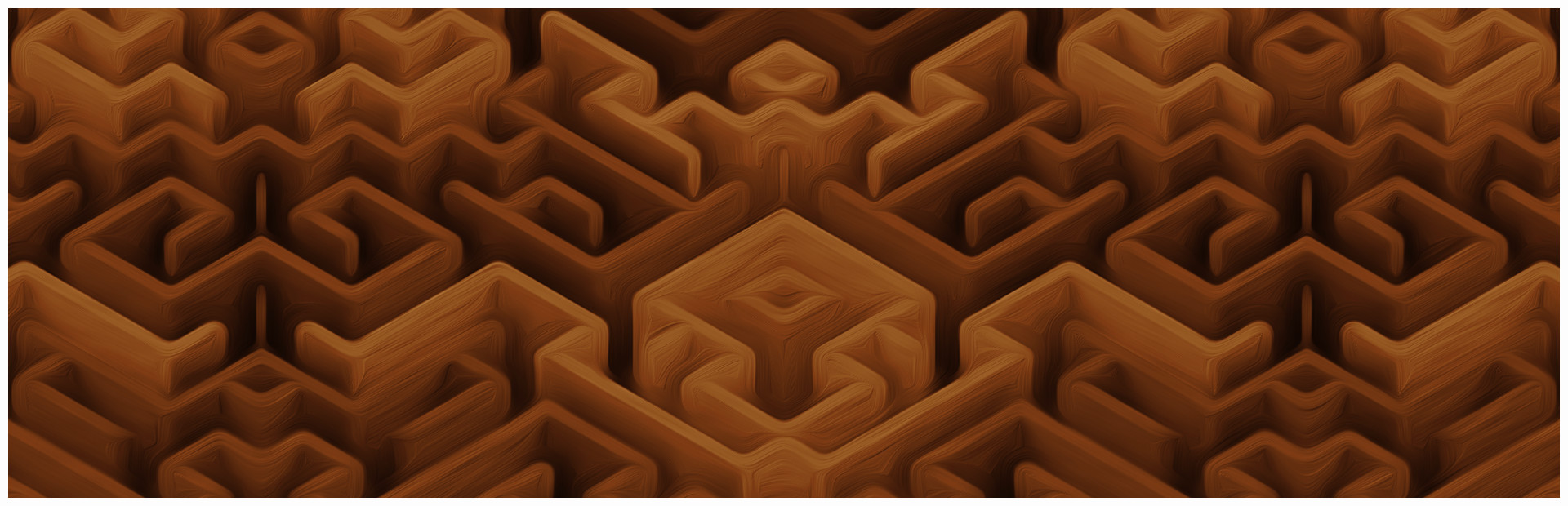 Maze Art: Brown cover art
