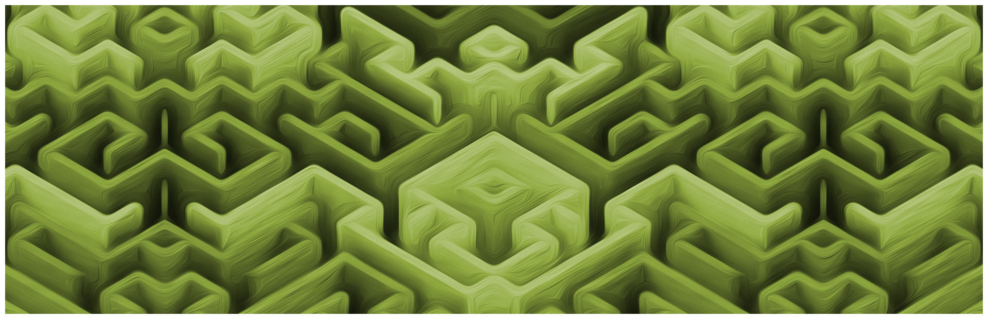 Maze Art: Green cover art