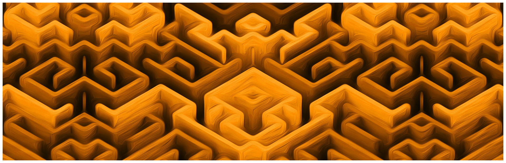 Maze Art: Orange cover art