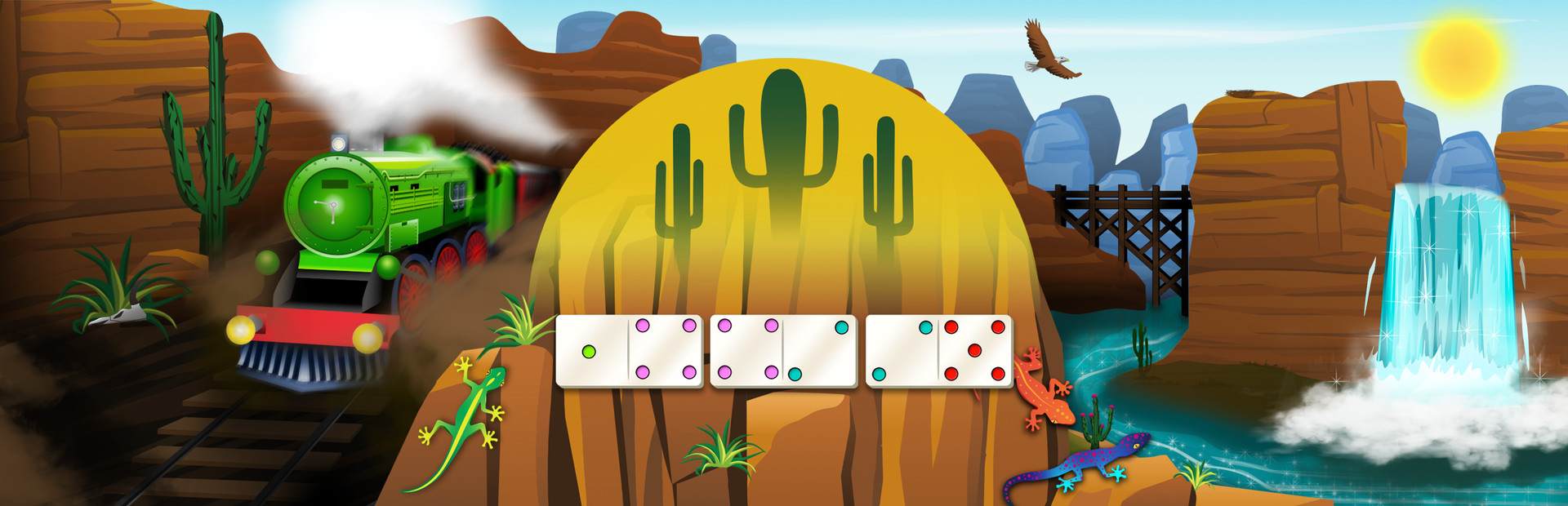 Mexican Train Dominoes Gold cover art