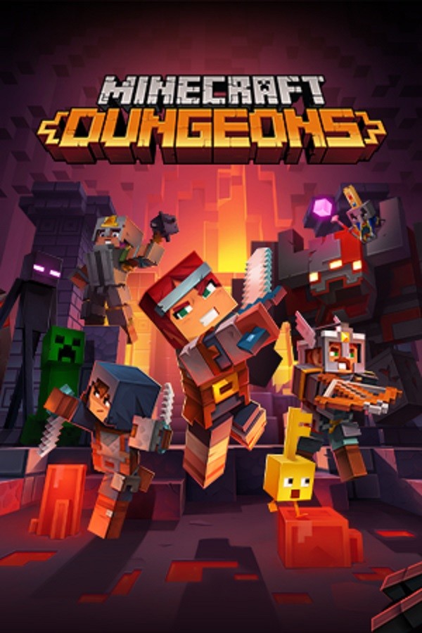 Minecraft Dungeons cover art