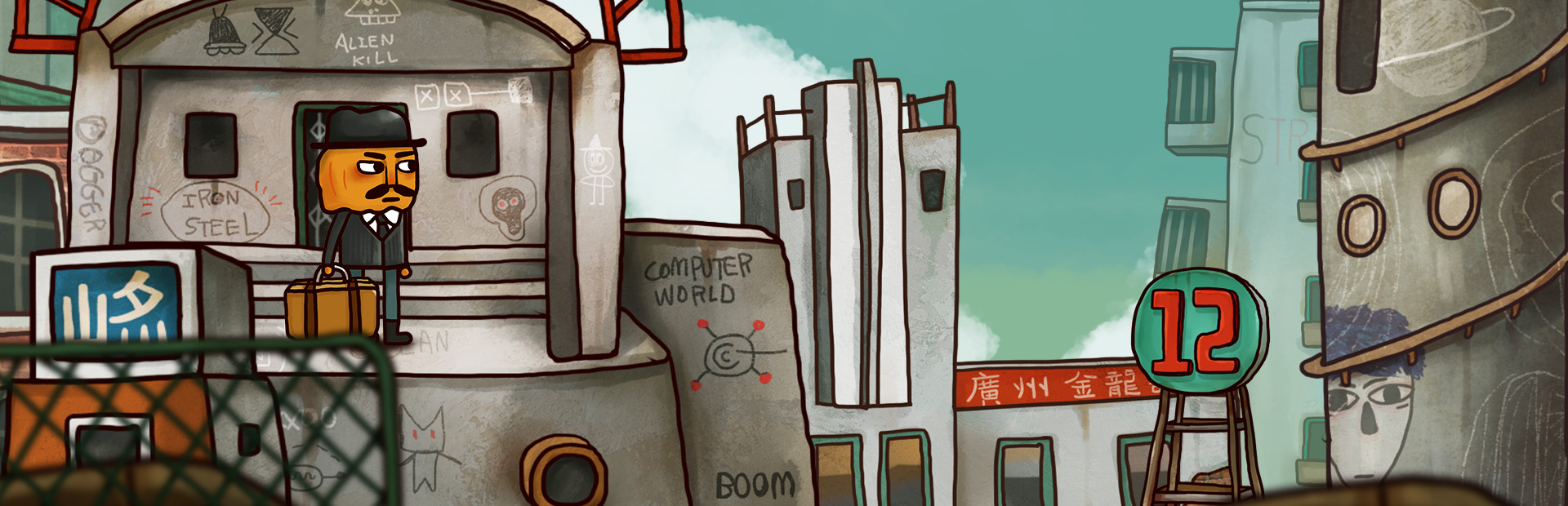 Mr. Pumpkin 2: Kowloon walled city cover art