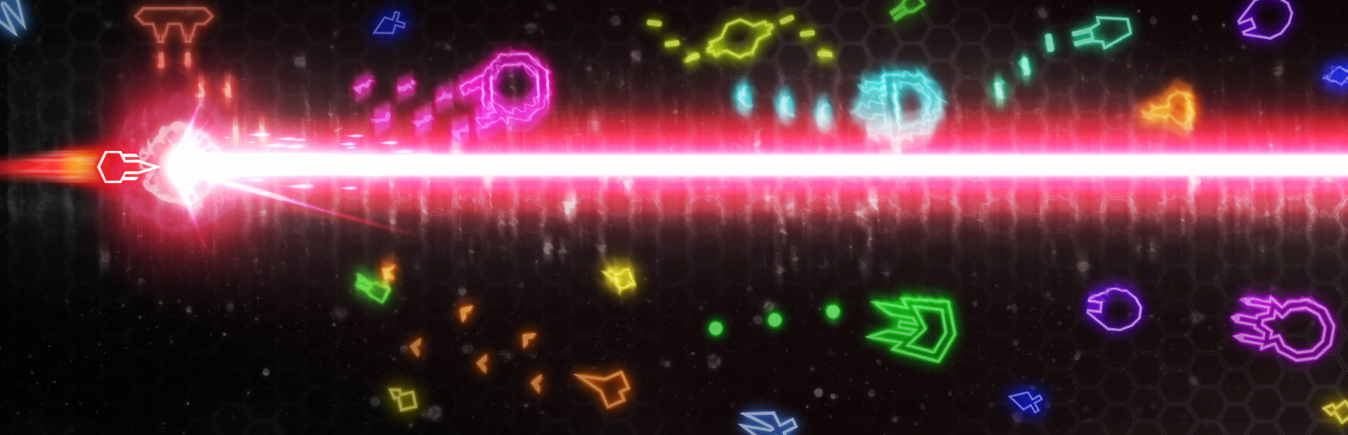 Neon Ships: The Type'em Up Shooter cover art