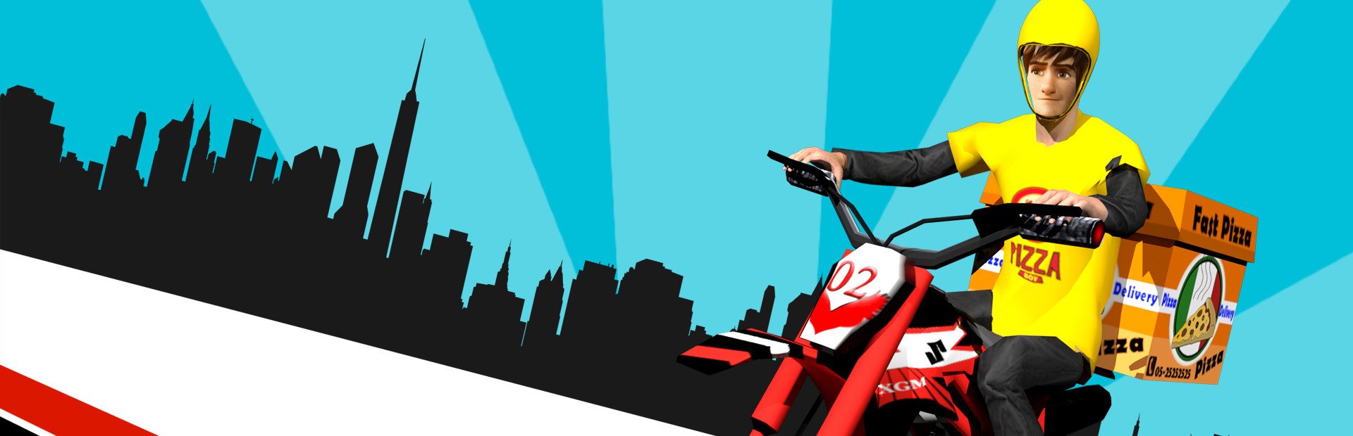 Pizza Bike Rider cover art