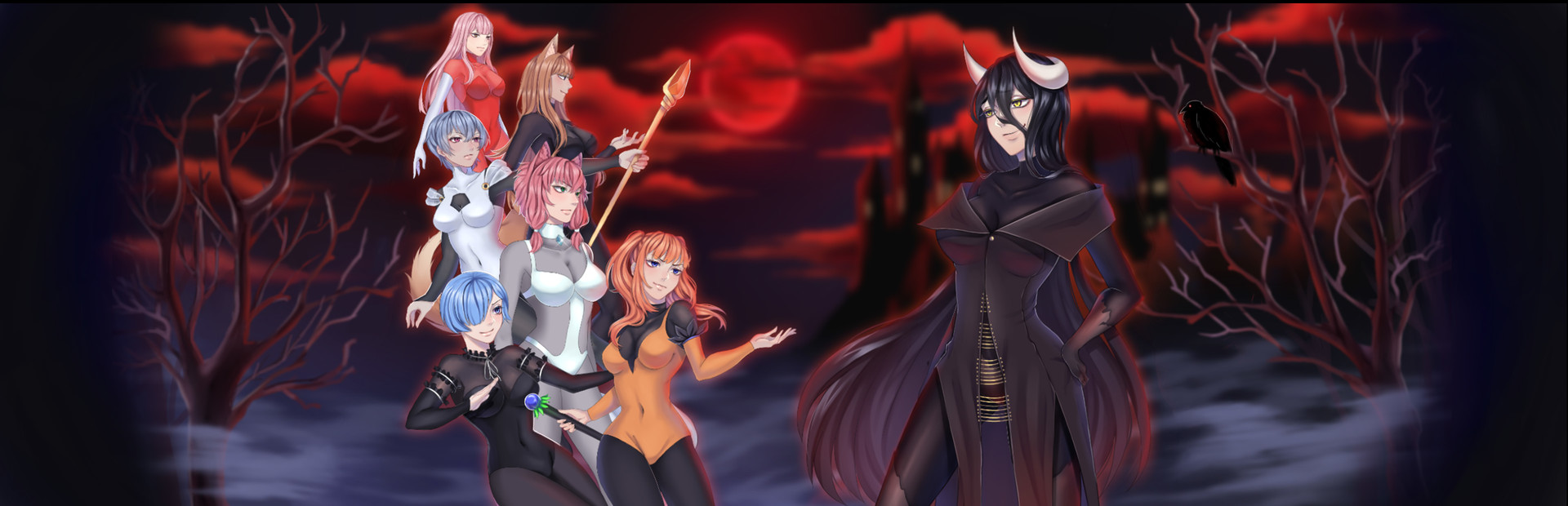 Pretty Girls and Dark Witch. A simple story cover art