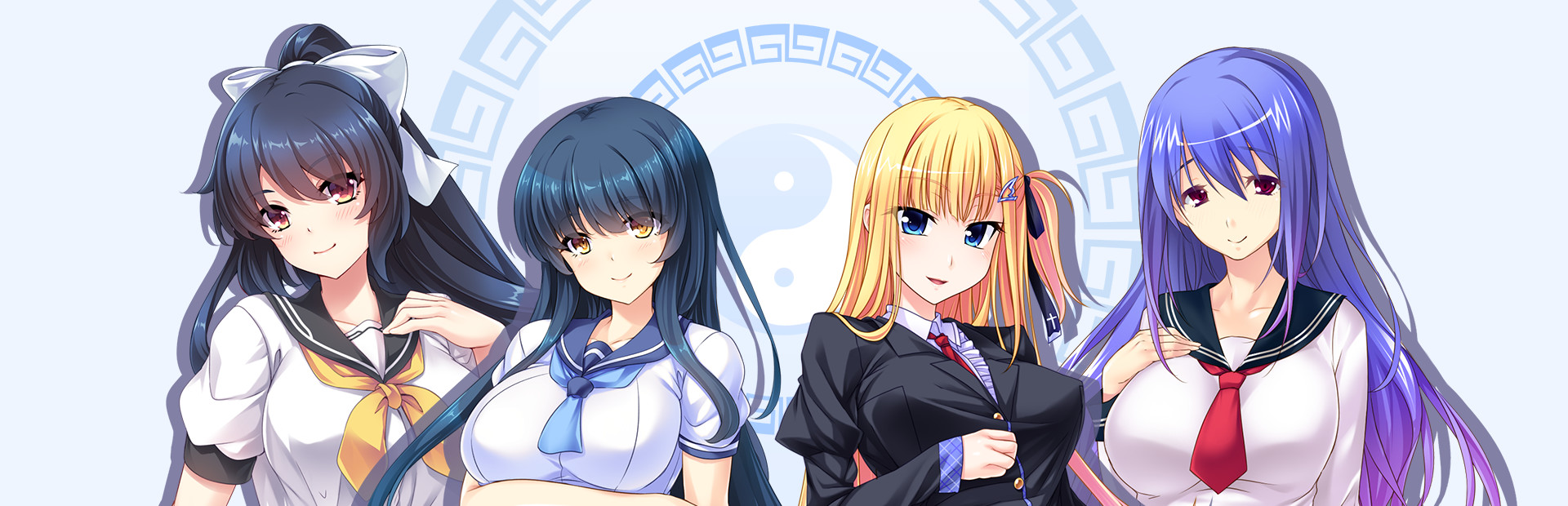 Pretty Girls Mahjong Solitaire [BLUE] cover art