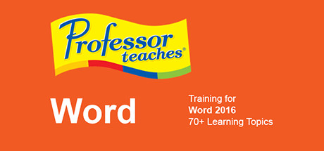 Professor Teaches Word 2016 cover art