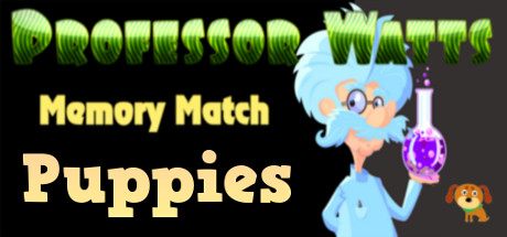 Professor Watts Memory Match: Puppies cover art