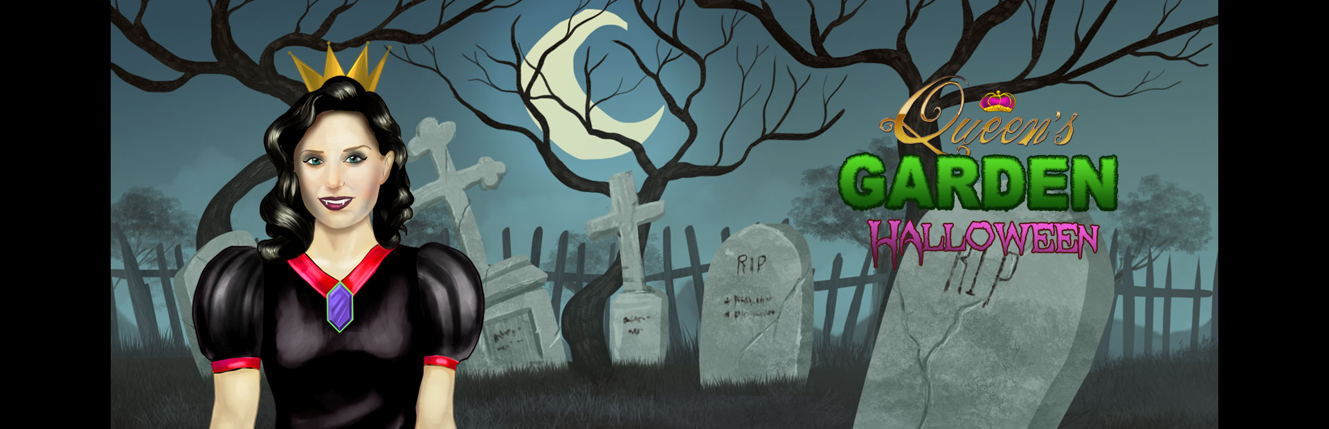 Queen's Garden: Halloween cover art