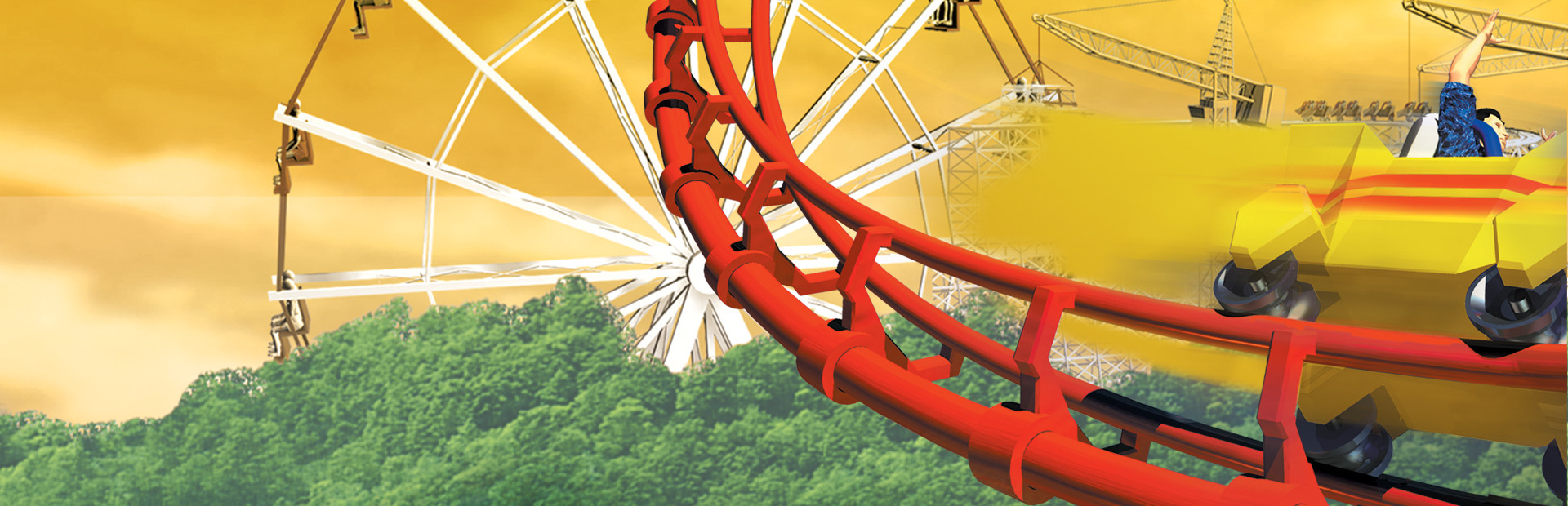 RollerCoaster Tycoon: Deluxe cover art