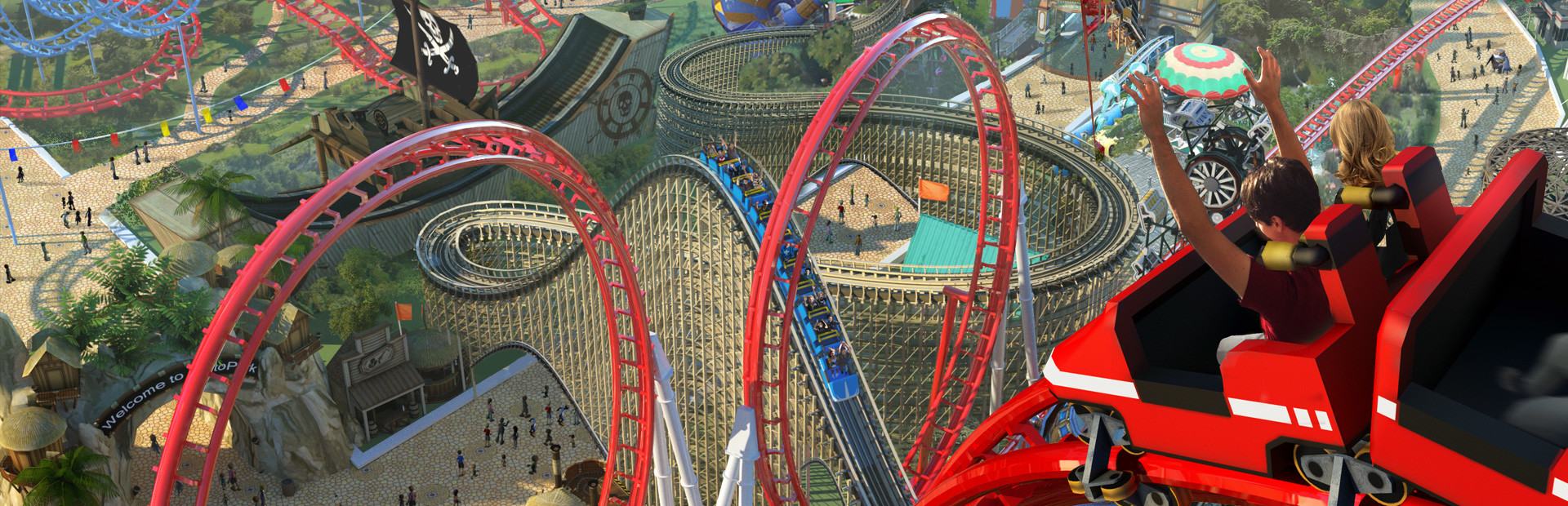 RollerCoaster Tycoon World cover art