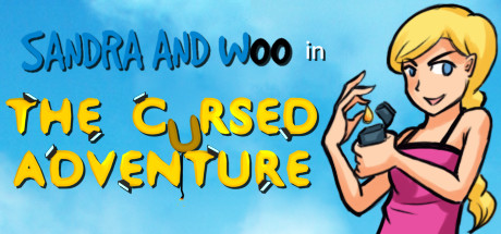 Sandra and Woo in the Cursed Adventure cover art