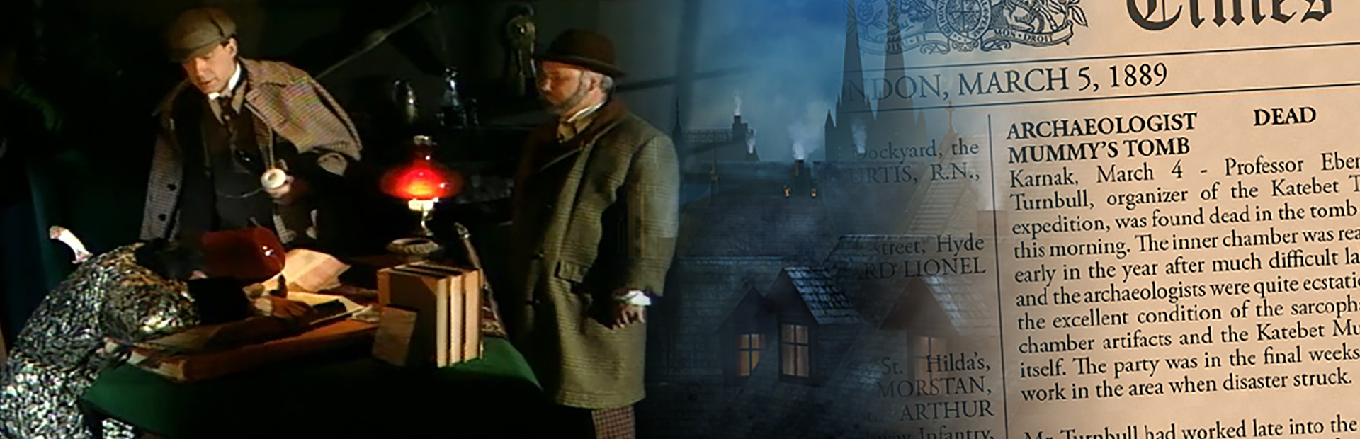 Sherlock Holmes Consulting Detective: The Case of the Mummy’s Curse cover art