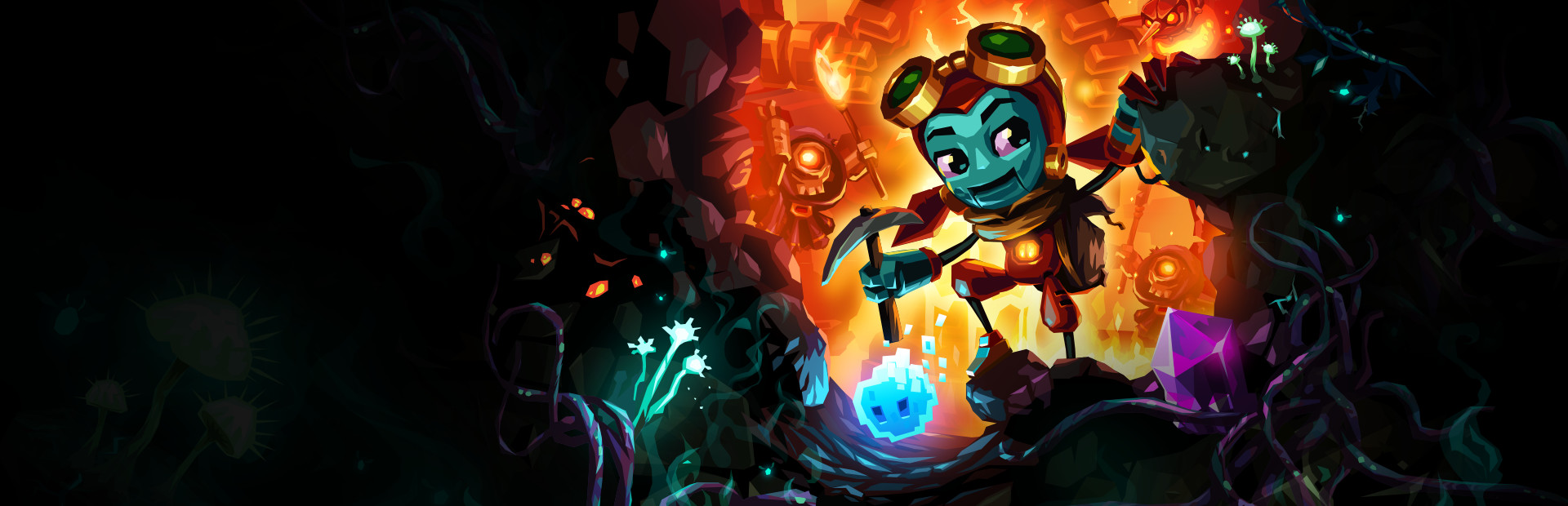 Steamworld Dig 2 cover art