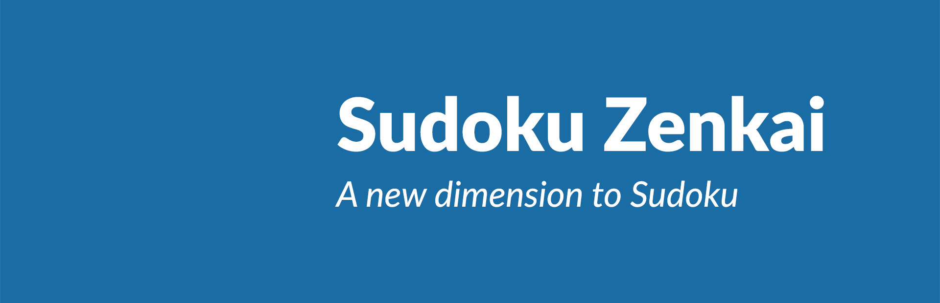 Sudoku Zenkai cover art
