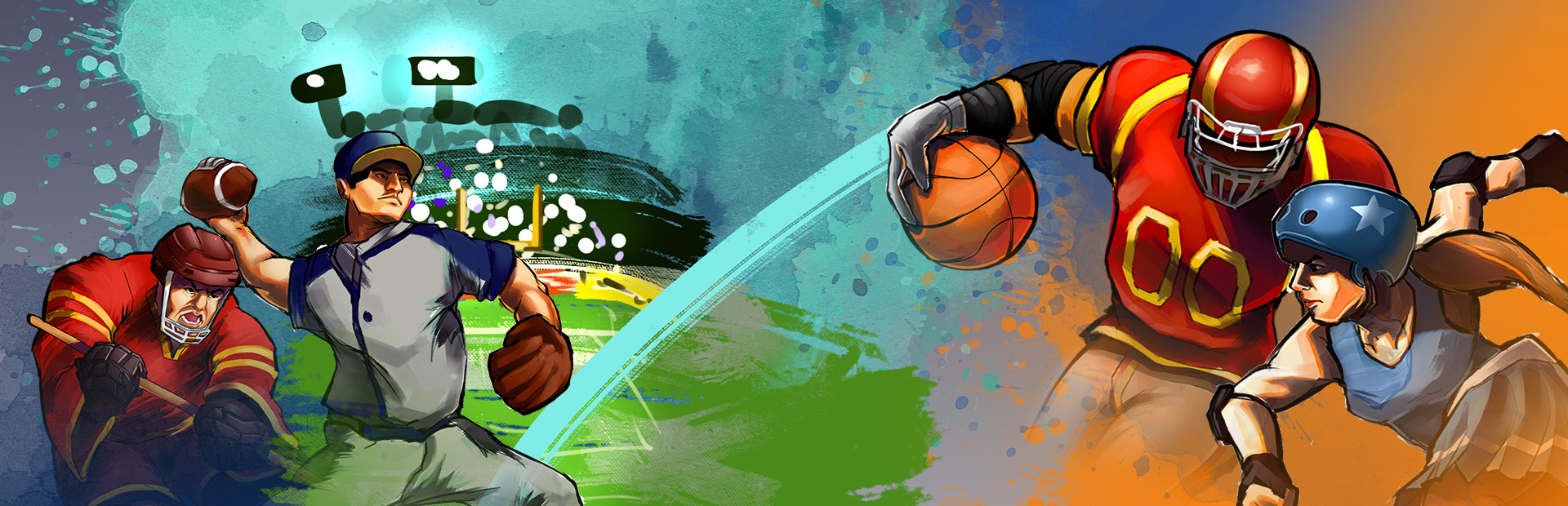 Super Slam Dunk Touchdown cover art