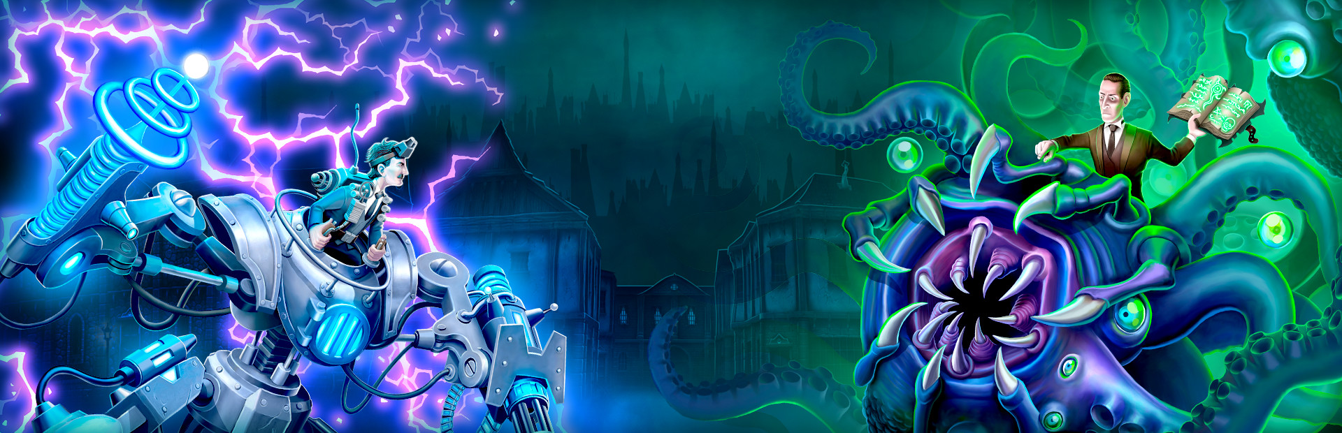 Tesla vs Lovecraft cover art
