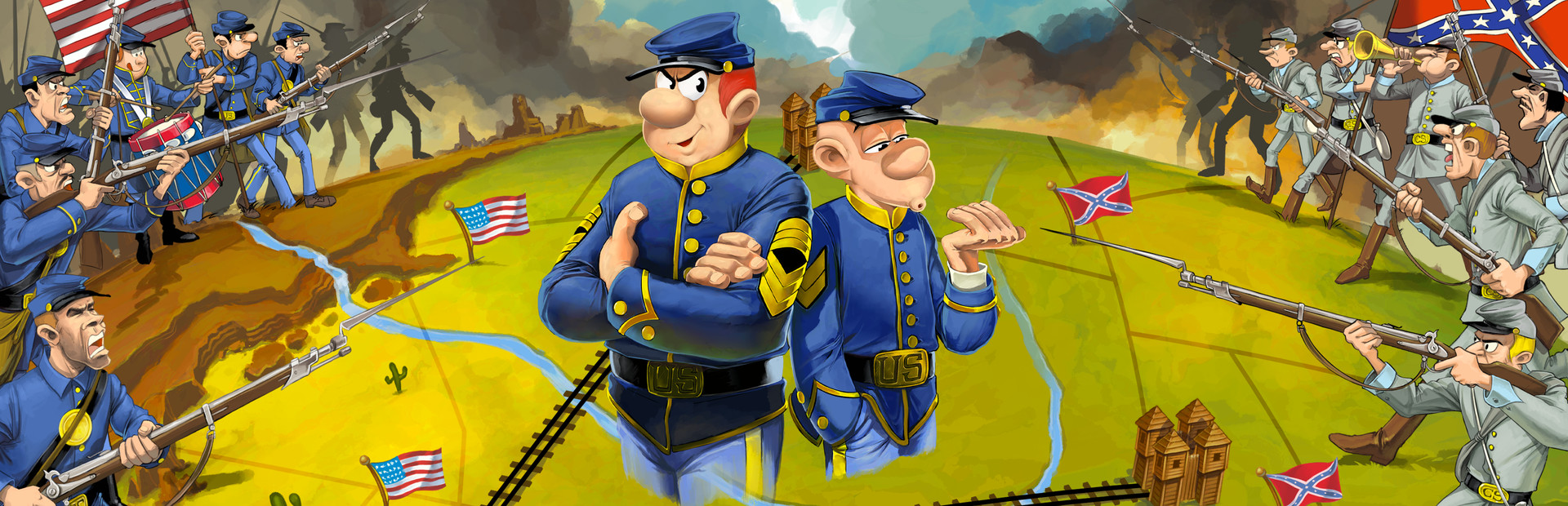 The Bluecoats: North & South cover art
