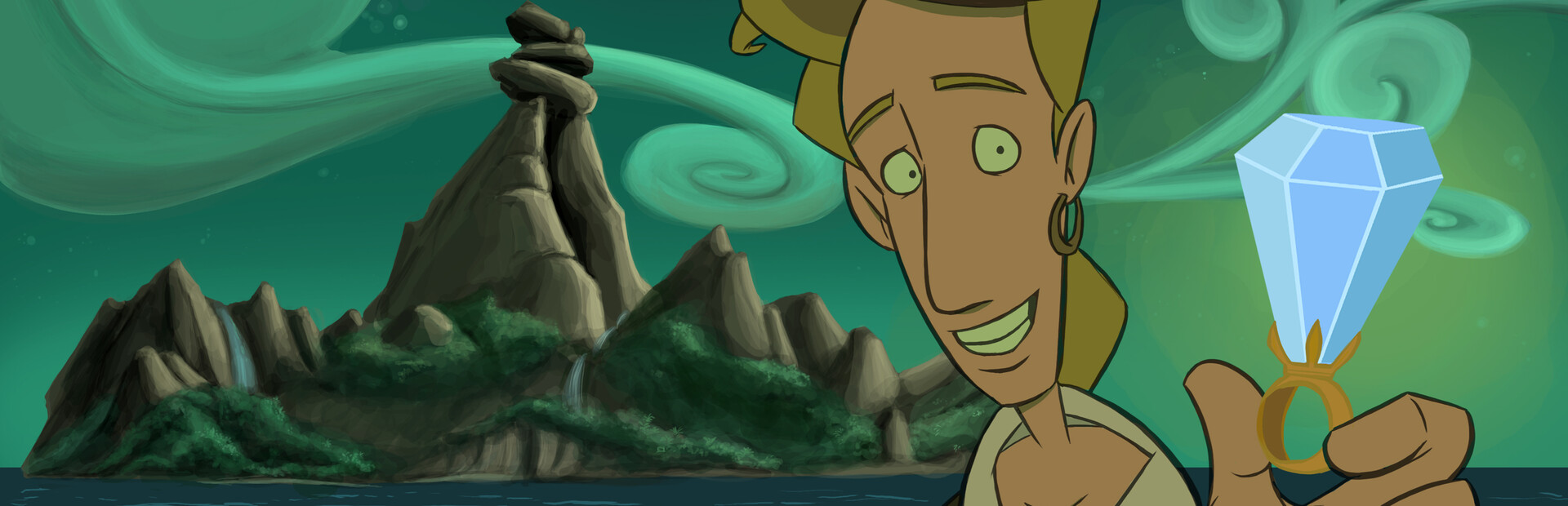 The Curse of Monkey Island cover art