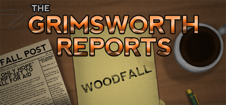 The Grimsworth Reports: Woodfall cover art