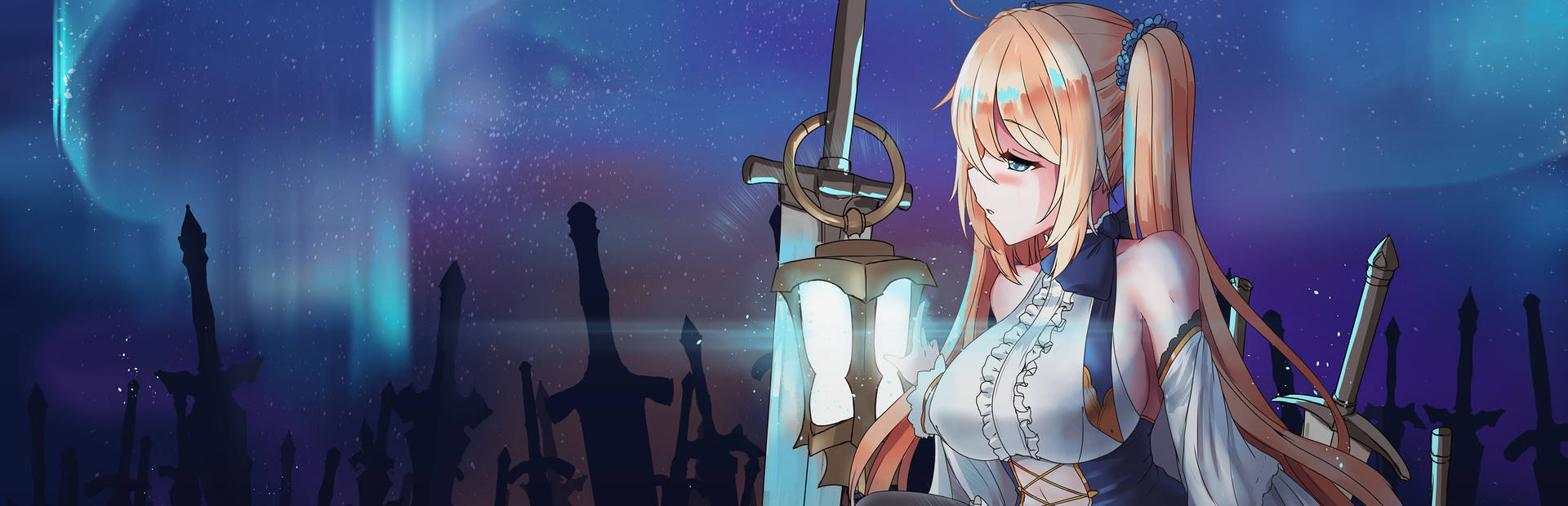 The Shimmering Horizon and Cursed Blacksmith cover art